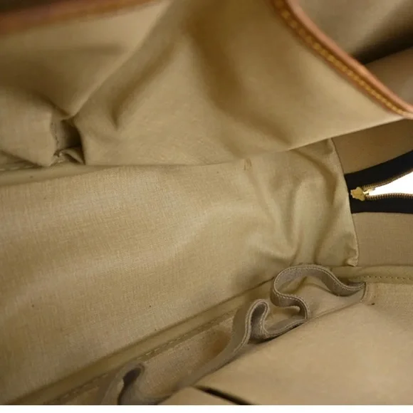 LOUIS VUITTON LV Logo Deauville Hand Bag Monogram Leather Brown M47270 64JH796 - Picture 13 of 16